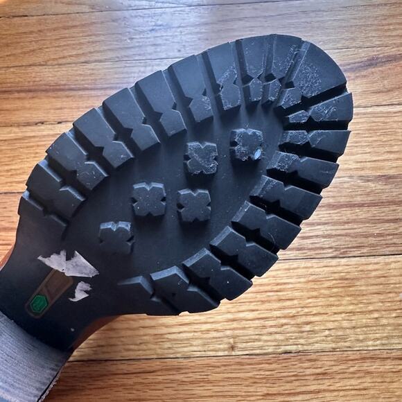 Timberland Swazey Brown Leather Heeled Mules/Clogs – Size 6 - Picture 5 of 10